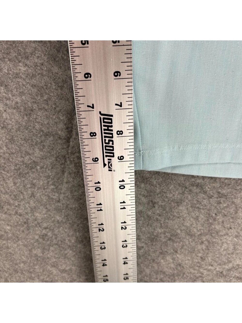 Travis Mathew Chino Shorts Mens 38 Light Blue Flat Front Classic "Read" - Picture 7 of 7